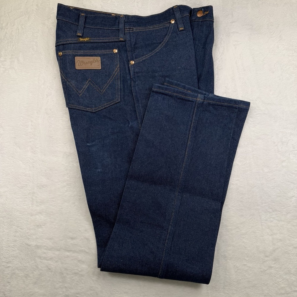 Vintage Wrangler Cowboy Cut ProRodeo Heavy Weight Denim Jeans 34x32 13MWZ